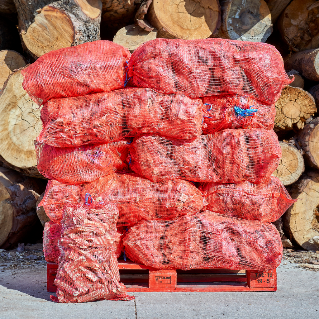 Astillas 44 sacos 310 Kg en Pallets