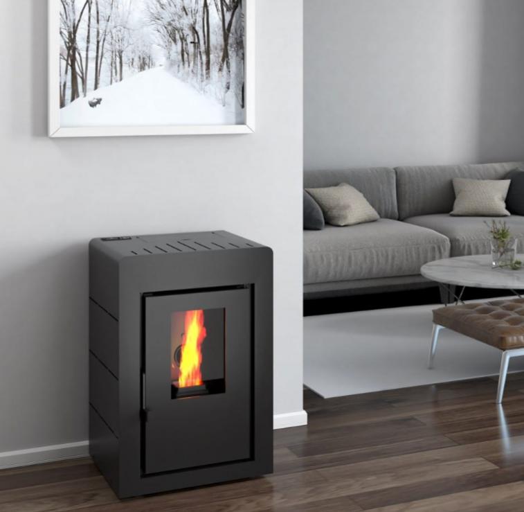 Estufa de Pellets Aire Frontal Modelo BP-CH0 5,5 Kw